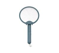 Raqueta Eléctrica para Mosquitos de 3000 V, Lámpara Antimosquitos, Recargable por USB, Plegable, Matamoscas, Trampa para Mosquitos.