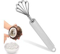 Rascador de Coco de Acero Inoxidable, Herramienta de Cocina para el Hogar, Cepilladora de Coco para Cocina
