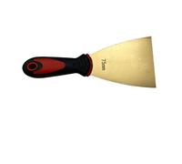 Rascador de pared Espátula for masilla de cobre, hoja flexible for paneles de yeso, masilla, calcomanías, papel tapiz, horneado, masilla, parches y pintura, 100 mm (Size : 75mm)