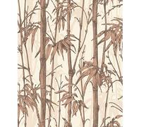 Rasch A.S. Création Florentine III 484878 - Papel pintado no tejido, 10,05 m x 0,53 m, color marrón y crema
