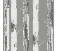 Rasch Home Style 285420 - Papel pintado (10,05 x 0,53 m), color gris