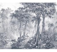 Papel pintado vinilo aplicación cola en pared naturaleza mural 42 madagascar multicolor rasch 53cmx21m lavable