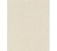 Rasch Papel pintado no tejido con textura de líneas - Papel pintado texturizado Uni en beige para un ambiente elegante - Fácil de empapelar y pintar - 10,05 m x 0,53 m