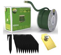 RASENFREUND Cable de limitación + 300 estacas + 30 cuchillas para robot cortacésped cortacésped set de accesorios 100 m + 300 + 30 husq verde 100 m