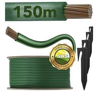 RASENFREUND Cable de limitación de 150 m + 450 estacas para Robot cortacésped, Juego de Accesorios para Cable de búsqueda, Compatible con Gardena/Bosch, Husqvarna/Worx/Honda/Ø2,7 mm
