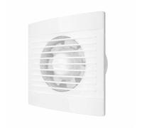 RASMACOR | Extractor de aire Ventilador 15W Ultra silencioso (36db) | Bajo consumo (15W) | válvula anti mosquitera integrada | CAUDAL: 180 M3/H | Extraplano | Baño,techo,pared | EXT-001