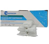 RASMACOR | Floculante en Cartuchos para Piscina 11390 | Sirve para Piscinas de flitro de Vidrio y de Arena | Clarificante para Aguas turbias | Agua cristalina (Pack 5 saquitos (5x125g))