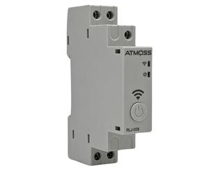 RASMACOR | Interruptor Horario Astronómico Digital WiFi RLJ-008 | Reloj Diario/Semanal - Multifunción con Reserva WiFi 1CH 16A | CA/CC 48-240 V (CA 50/60 Hz) | 1 Módulo | Dimensiones 65x90x18 mm