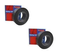 RASMACOR | Pack 2 unidades Cinta aislante Negra de PVC Nuñez-Plymouth 5082 | 20m x 19mm x 0,15mm | Autoextinguible | Para todo tipo de aplicaciones mecánicas y eléctricas