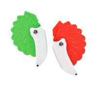 Raspador de calafateo plegable 9 en 1 mano ligera, 1 verde 1 rojo