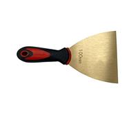 Raspador de pared Espátula for masilla Espátula de cobre, hoja flexible for paneles de yeso, masilla, calcomanías, papel tapiz, horneado, masilla, parcheo y pintura, 50 mm (Size : 100mm)