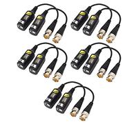 RASTKY Conector Balun de Transmisión de Baja Pérdida, Protección contra Rayos, Transmisor de par Trenzado de 8MP para CCTV de Larga Distancia