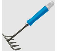 Rastrillo de jardín greenmill, 27 cm, herramienta de jardinería para