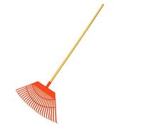 RASTRILLO GRANDE DE JARDIN 55x31x116cm COLOR NARANJA EDM