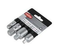 Ratio 6370H - Juego 4 Adaptadores 1/4"+3/8"+1/2"