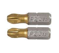 Ratio 6403H1 - Puntas 25Mm Titanium Pozi Nº1 Juego 2