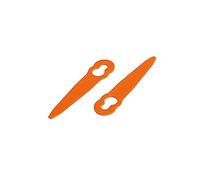 Ratioparts 20 cuchillas de repuesto para cuchillas de cortacésped Polycut 2-2, color naranja