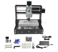 RATTMMOTOR CNC Fresadora 1610 Pro Máquina de grabado de 3 ejes CNC Router GRBL Control ER11 Grabador para madera PVC PCB CNC Fresadora DIY Grabado