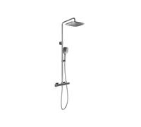 Ravak 10° Free - Conjunto de ducha con grifo, 25x25 cm, 3 chorros, cromo X070171