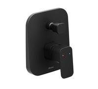 Ravak 10° Free - Grifo de bañera empotrado TD F 065.20, negro X070158