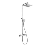 Ravak 10° Free - Kit de ducha TD F 091.00/150 con termostato, 25 cm, cromo X070141