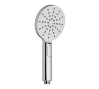 Ravak - Alcachofa de ducha Flat, 956.00, 12 cm,3 chorros, cromo X07P233