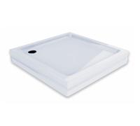 Ravak Angela plato de ducha cuadrado 90x90 cm blanco GPX2240135