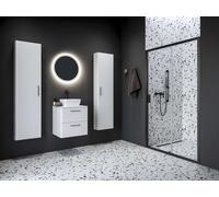 Ravak Blix II - Puerta de ducha NBLDP2-100, 100x195 cm, negra/vidrio transparente 0PMA0300Z1