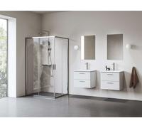 Ravak Blix II - Puerta de ducha NBLRV2K-120, 120x195 cm, cromo/vidrio transparente 1XMG0C00Z1