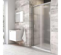 Ravak Blix - Puerta de ducha, 117-121 cm, aluminio brillante/vidrio Grape 0PVG0C00ZG