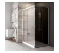 Ravak Blix - Puerta de ducha BLRV2K 90 cm, blanca/vidrio Uva 1XV70100ZG