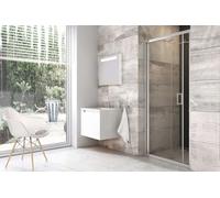 Ravak Blix - Puerta de ducha de cuatro piezas BLDP4-180, 177-181 cm, satinada/cristal Grape X01H40C00Z1