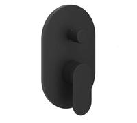 Ravak Chrome II - Grifo empotrado para 2 dispositivos, negro X070466