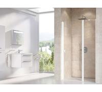 Ravak Chrome - Puerta de ducha CSD2-110, 110x195 cm, blanco mate/vidrio transparente 0QVDCE00Z1