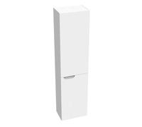 Ravak Classic II - Armario alto, 160x40x26 cm, 2 puertas, bisagras a la derecha, blanco brillante / gris X000001475