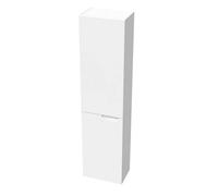 Ravak Classic II - Armario alto, 160x40x26 cm, 2 puertas, bisagras a la izquierda, blanco brillante X000001472