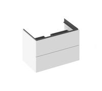 Ravak Comfort II - Mueble de lavabo 80x50x46 cm, 2 cajones, blanco brillante X000001819
