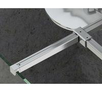 Ravak - Conector en T para perfil montante, cromo GWD01000C001