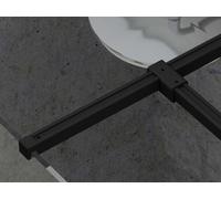 Ravak - Conector en T para puntal, negro GWD010003025