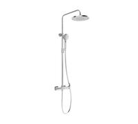 Ravak - Conjunto de ducha DS 091.00 con grifo, 25 cm, 3 chorros, cromo X07P643