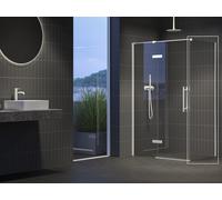 Ravak Cool! mampara de ducha 80 cm blanco mate/vidrio transparente X9VV40E00Z1