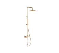 Ravak Espirit - Conjunto de ducha con termostato, diámetro 25 cm, oro rosa cepillado X070498