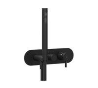 Ravak Espirit grifo de bañera y ducha empotrado negro X070282