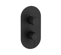 Ravak Espirit grifo de bañera y ducha empotrado negro X070283