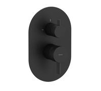 Ravak Espirit - Grifo empotrado para 2 dispositivos, negro mate X070288