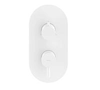 Ravak Espirit - Grifo empotrado, para 3 aparatos, blanco mate X070246
