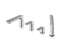 Ravak Flat grifo de bañera y ducha en bañera cromo X070120