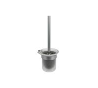 Ravak Fold - Escobillero de pared con soporte, cristal/acero inoxidable cepillado X07P1348