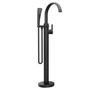 Ravak Freedom - Grifo de suelo para bañera, negro X070435