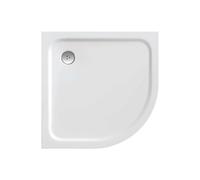 Ravak Galaxy Pro Chrome - Plato de ducha Elipso Pro-80 Cromo, 80x80 cm, blanco XA244401010